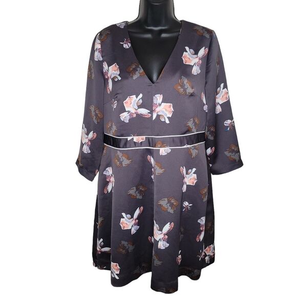 Banana Republic floral fit & flare dress size 6 - Picture 1 of 9